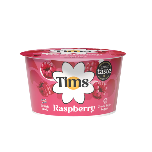 Tims Dairy Raspberry Greek Style Yogurt (6 x 175g)