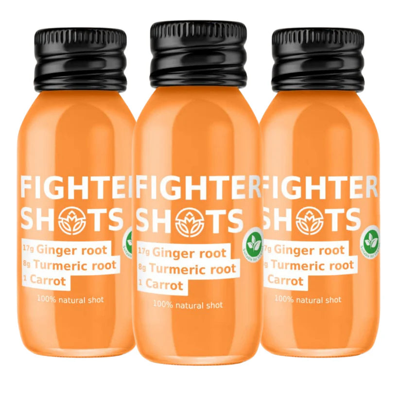 Fighter Shots Carott + Ginger + Turmeric (12 x 60ml)