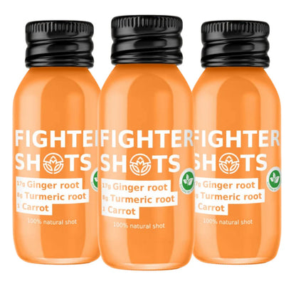 Fighter Shots Carott + Ginger + Turmeric (12 x 60ml)