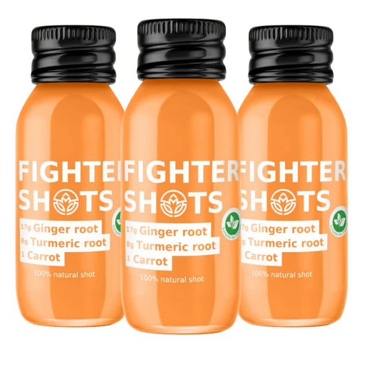 Fighter Shots Carott + Ginger + Turmeric (12 x 60ml)