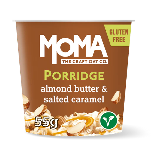 MOMA Almond butter & salted caramel porridge pots (x12) image 0