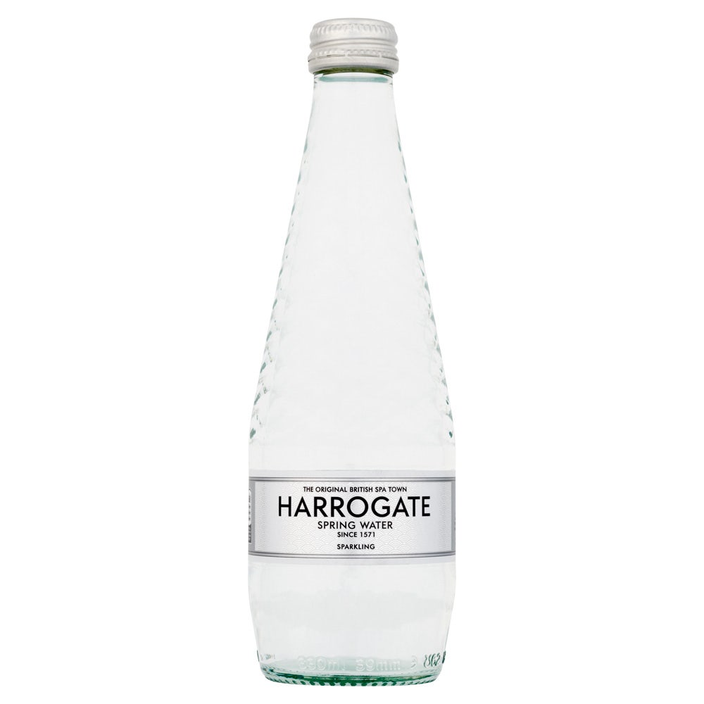 Harrogate Sparkling Water Glass Bottle 24 x 330ml
