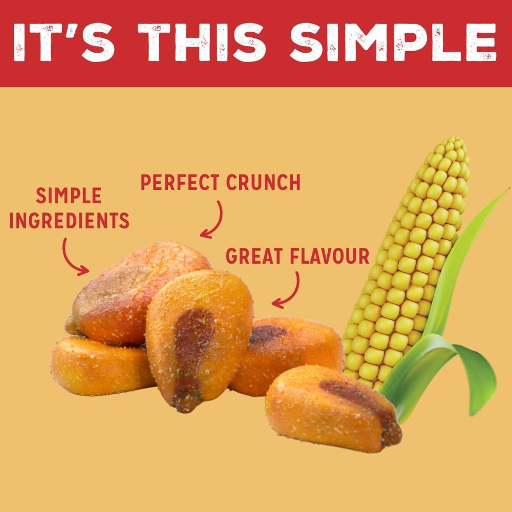 LOVE CORN Hot & Spicy Crunchy Corn Snack (24 x 20g)