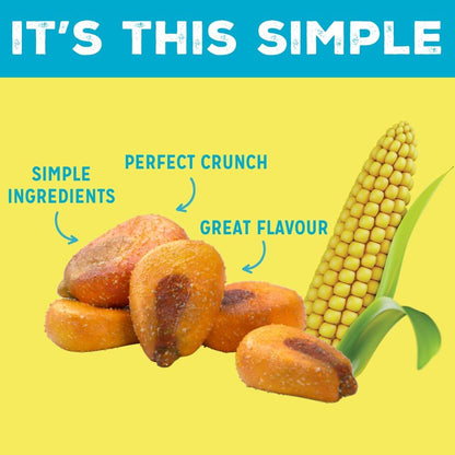 LOVE CORN Salt & Vinegar Crunchy Corn Snacks (24 x 20g)