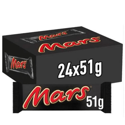 Mars Chocolate Bars 24 x 51g