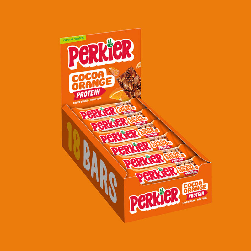 Perkier Nutty Cacao Orange Protein Bar (15 x 37g)