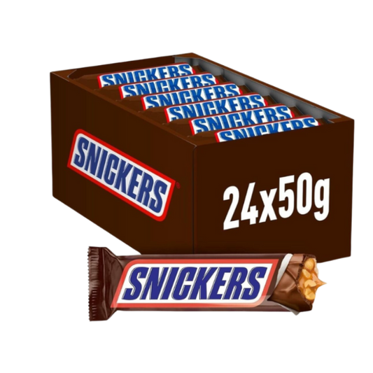 Snickers Chocolate Bar 24 x 50g