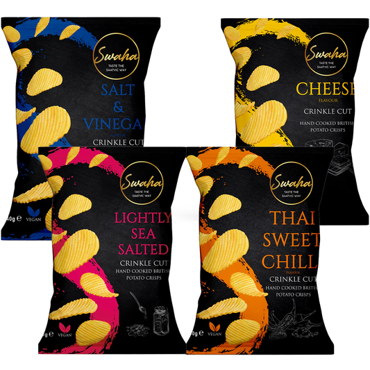 Swaha Traditional Crisps Mixed Box 24 x 40g