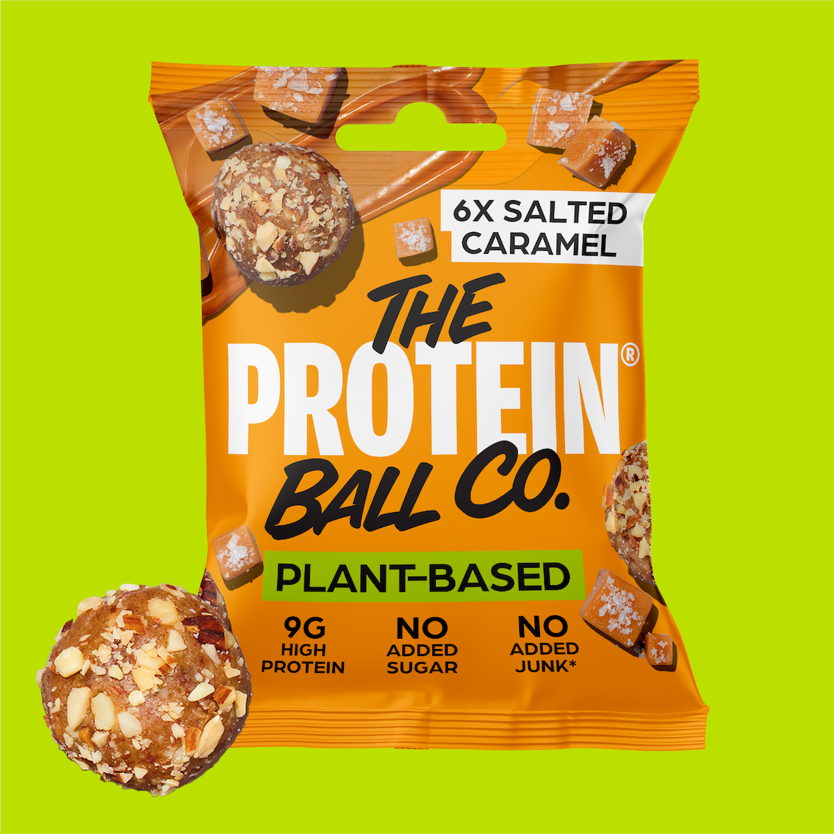 Salted Caramel Plant Protein Balls - 10 pack