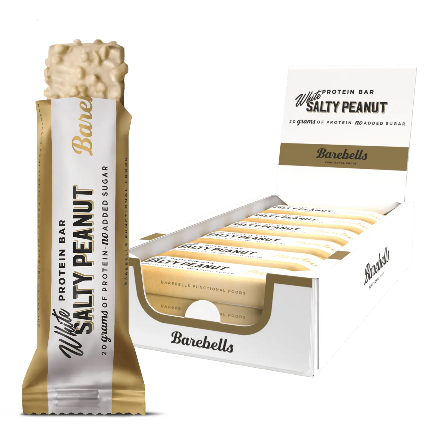Barebells Protein Bar – White Salty Peanut - 12 x 55g